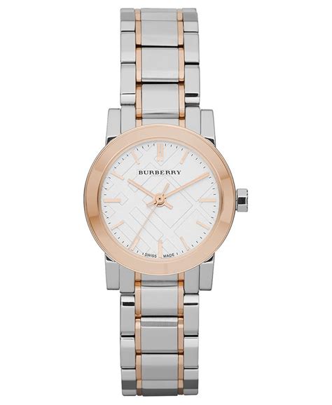 burberry watch bu9205|Watch, Women's Swiss Two Tone Stainless Steel Bracelet 26mm .